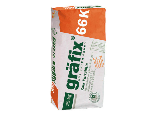 Grafix 66 K - luchtkalk gladpleister - 25 kg