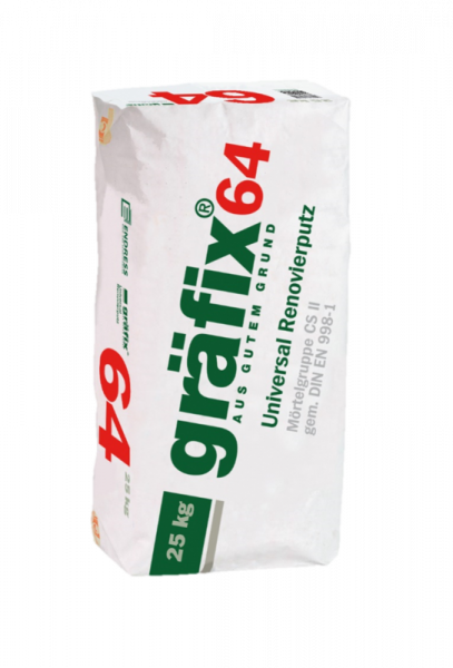 Grafix - 64 renovatiepleister universeel - 25 kg